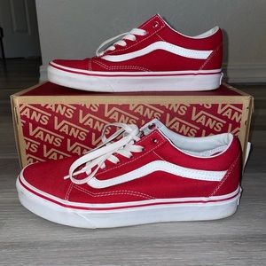 Red Old Skool Vans